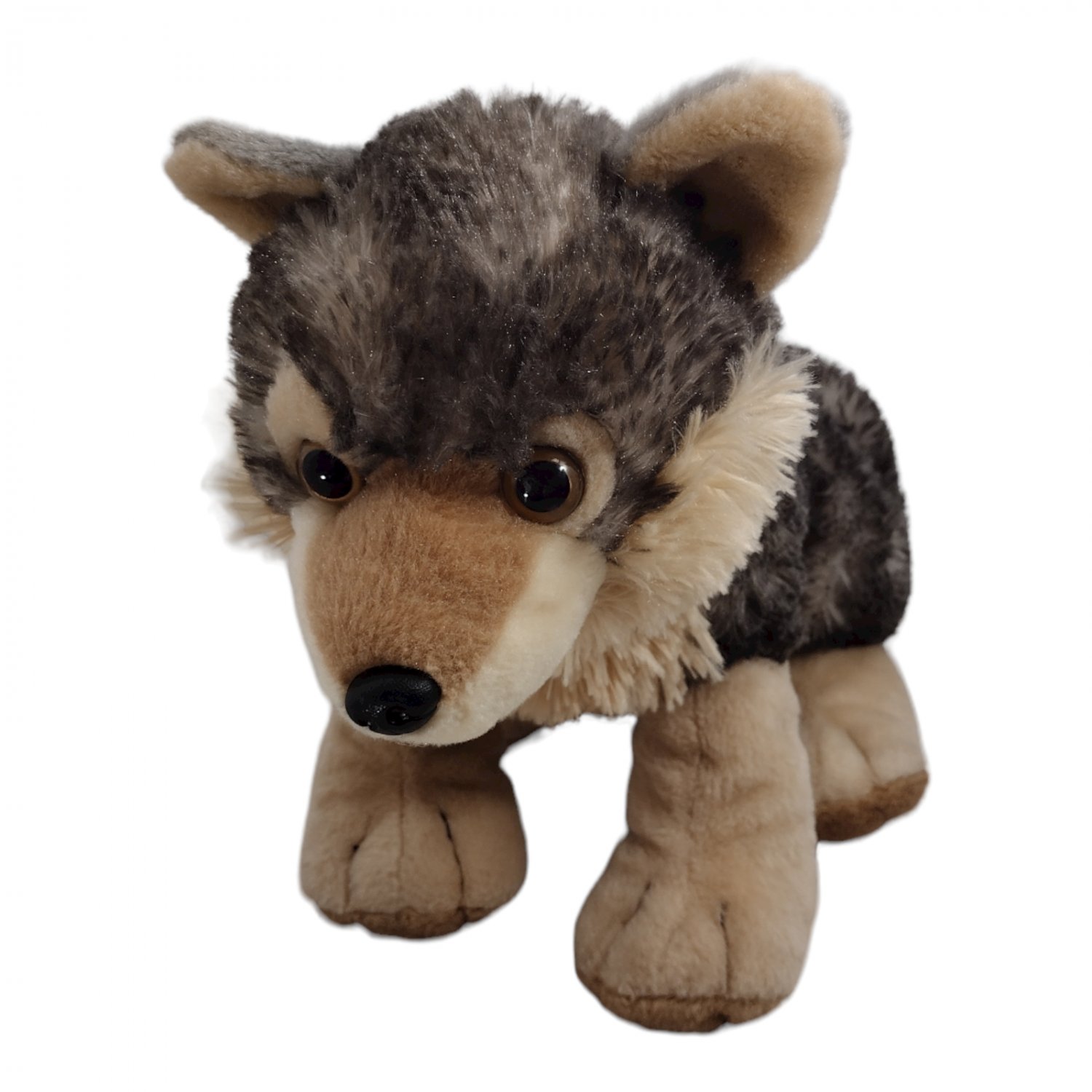 Wild Republic Timber Wolf Plush Gray Stuffed Animal Toy Lovey Husky 12 ...