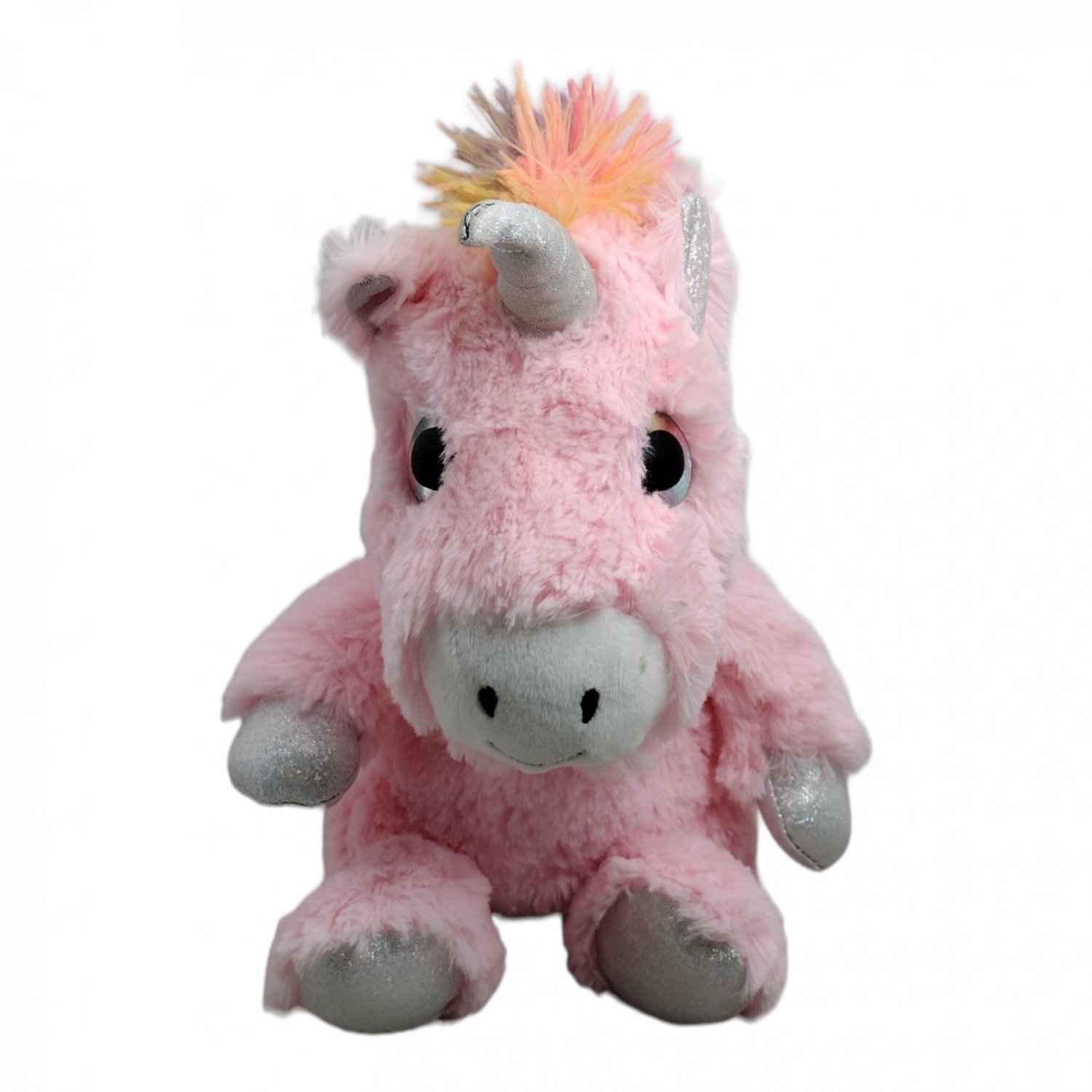 Spark Create Imagine Fuzzy Plush Pink Unicorn Stuffed Animal Pal