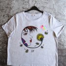 Cotton T-shirt BE HAPPY size UK 20 / XL