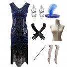The Great Gatsby Charleston Plus Size Roaring 1920s Vintage Flapper Free Shipping