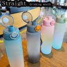 1000ml Rainbow Gradient Water Bottle Large Capacity Sport Bottle Free Shipping