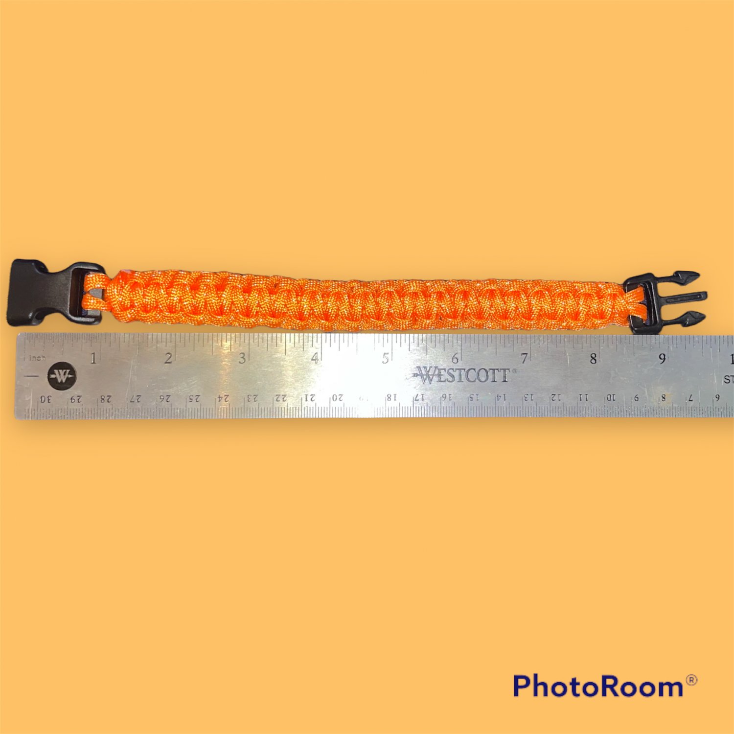 9&acirc;�� Orange Paracord Bracelt