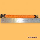 9” Orange Paracord Bracelt