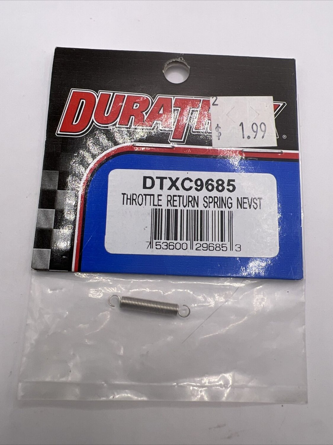 Duratrax DTXC9685 Throttle Return Spring for Nitro Evader ST NIB