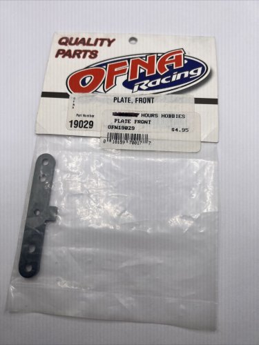 OFNA - PLATE, FRONT - Model# 19029 Black