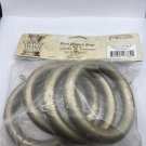 Wooden Drapery Rings Set of 4 For 2" and 2 1/4” Poles Cristal #81 House Parts