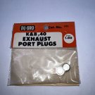 Du-Bro Exhaust Port Plugs K&B.40 dubro 245