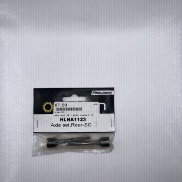 Helion Rc Rear Axle Set, Rear-SC HLNA1123