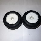 Schumacher Minipin slim tires With Matching Schumacher White Rims