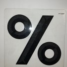 Zip Letter Changeable Outdoor 3d Symbol Percentage (%) 10 Inch