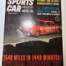 SPORTS CAR GRAPHIC March 1962 Road Test Triumph Climax