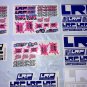 Team Associated RC10 Nitro DS Dual Sport Decal/Sticker Lot USED Lrp Tc4
