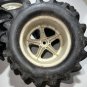 Vintage Traxxas T-Maxx E-Maxx Chevron Tractor Tires on hex Wheels Used