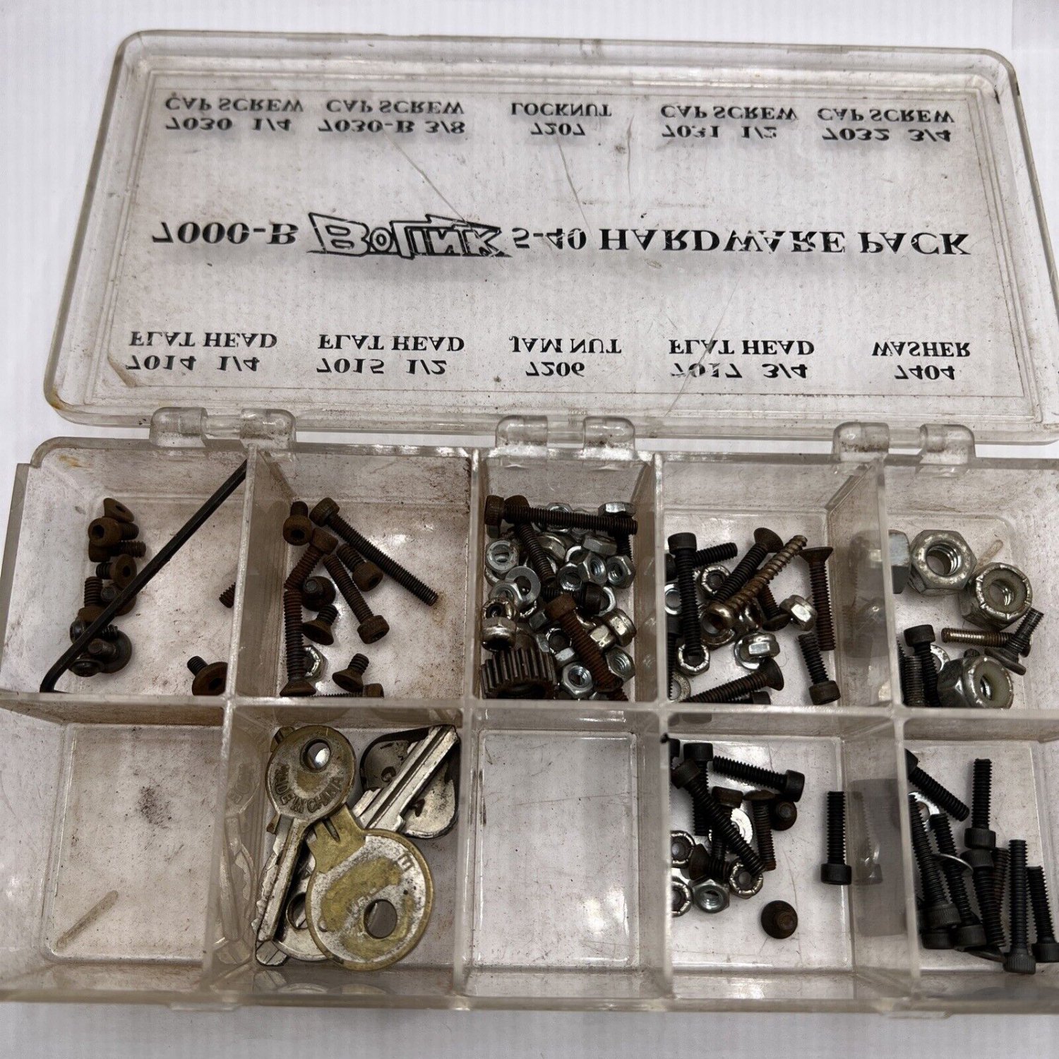 Rc Car Bolink Hardware Pack Screw Box Used Vintage Rc Car Parts