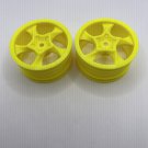 Rc Car Wheels 1/10 Touring Car On-Road Tires 12mm Hex Wheels (2) New