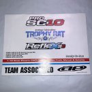 Team Associated Pro SC10 Reflex X DB10 Owners Manual