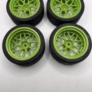 HPI RS4 SPORT 3 Wheels & Tires Spec-Grip Green