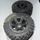 Traxxas talon ext (2) used wheel free shipping Damaged Tires