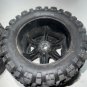 Traxxas talon ext (2) used wheel free shipping Damaged Tires