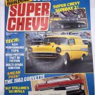 Super Chevy Magazine August 1982 Back Issue