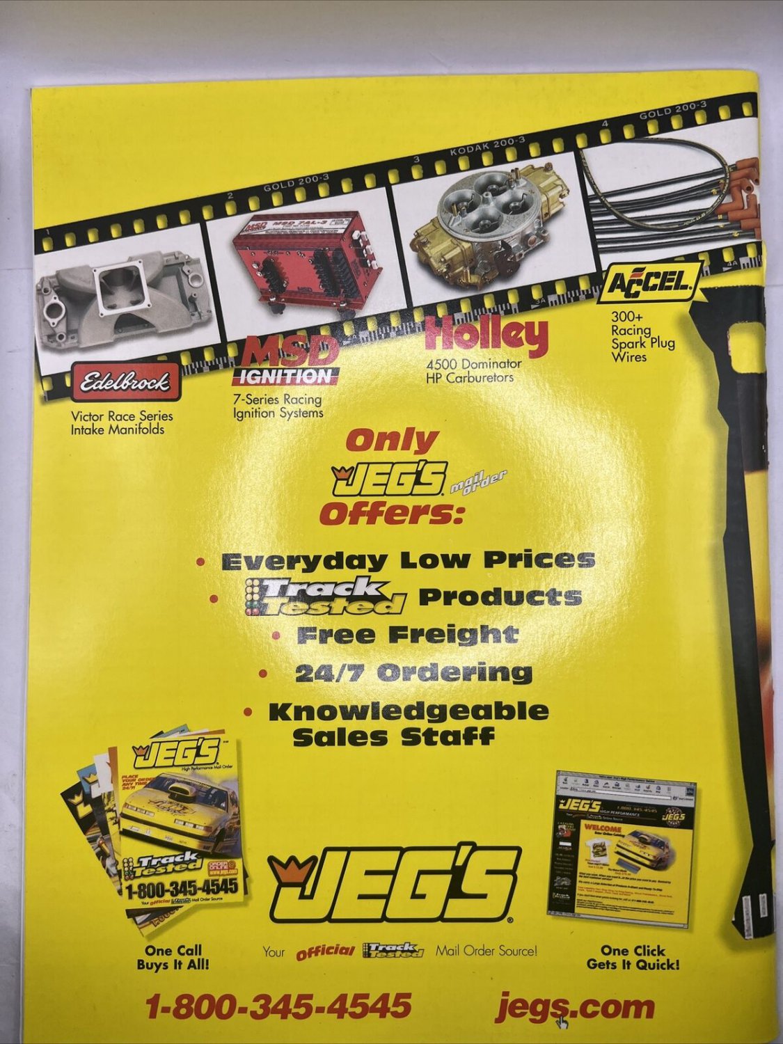 Jegs Drag Racing 2001 Log Book
