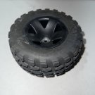 Vintage Black HPI 5-Star Rear Rubber Wheel