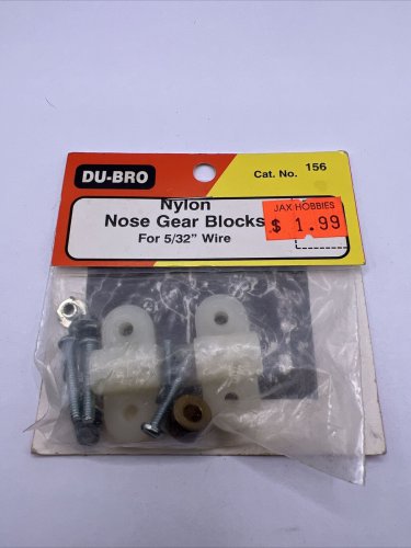 DU-BRO Nylon Nose Gear Blocks (2) DUB156