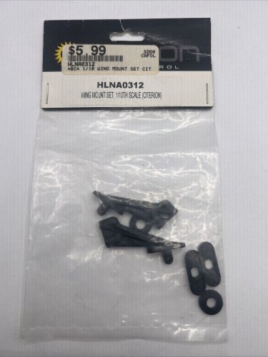 HLNA0312  HELION HLNA0312 WING MOUNT SET 1/10TH SCALE (CRITERION) - HLNA0312