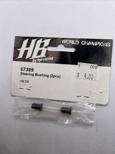 Hot Bodies Steering Bushing 2 pcs D8 4wd Buggy 1/8th Rc Racing  67399