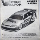 Team Losi Racing Street Weapon RC Super Touring car Owners Manual 1/10th Scale