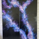 Stunning Abstract Acrylic Art Diptych Painting