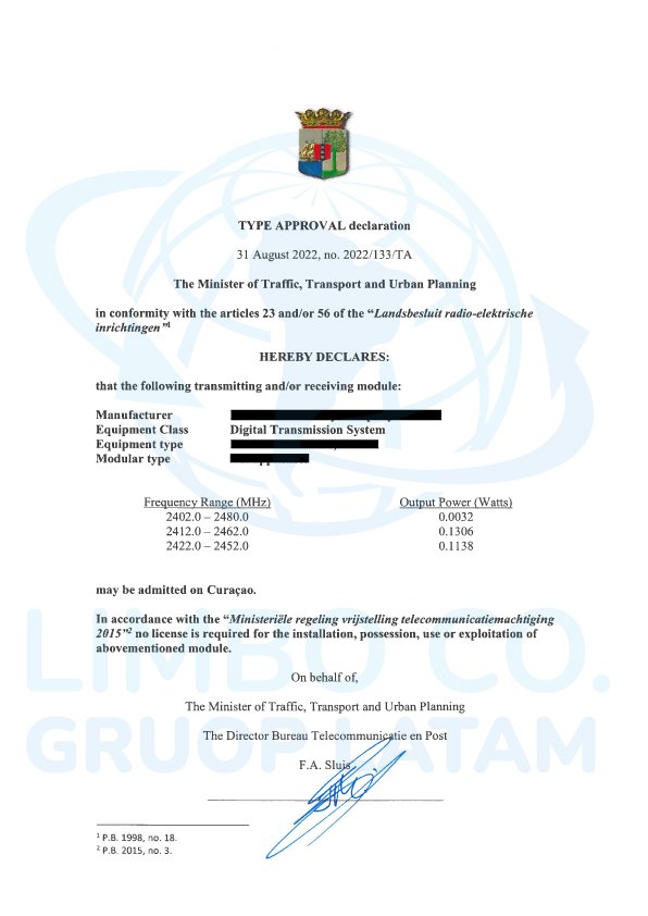 Approval in Curacao