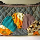 Handmade pouch,Recycle pouch,Denim pouch,Aplique pouch,,Sustainable gift
