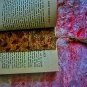 Natural vintage blossom bookmark,Tea paper bookmark,Blossom vintage gift