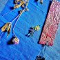 Recycled paper bundle,Recycled paper bookmark,Plain red bookmark,Mini hair clips