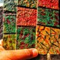 Recycled collage bookmarks,Colorful strip bookmarks,Zero waste bookmarks,Upcycled paper bookmark