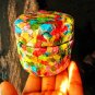 Colorful mini trinket box,Recycled paper storage,Sustainable colorful storage mini