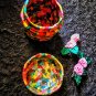 Colorful mini trinket box,Recycled paper storage,Sustainable colorful storage mini