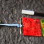 Recycled paper collage bookmark,Strip colorful bookmark,Zero waste bookmark