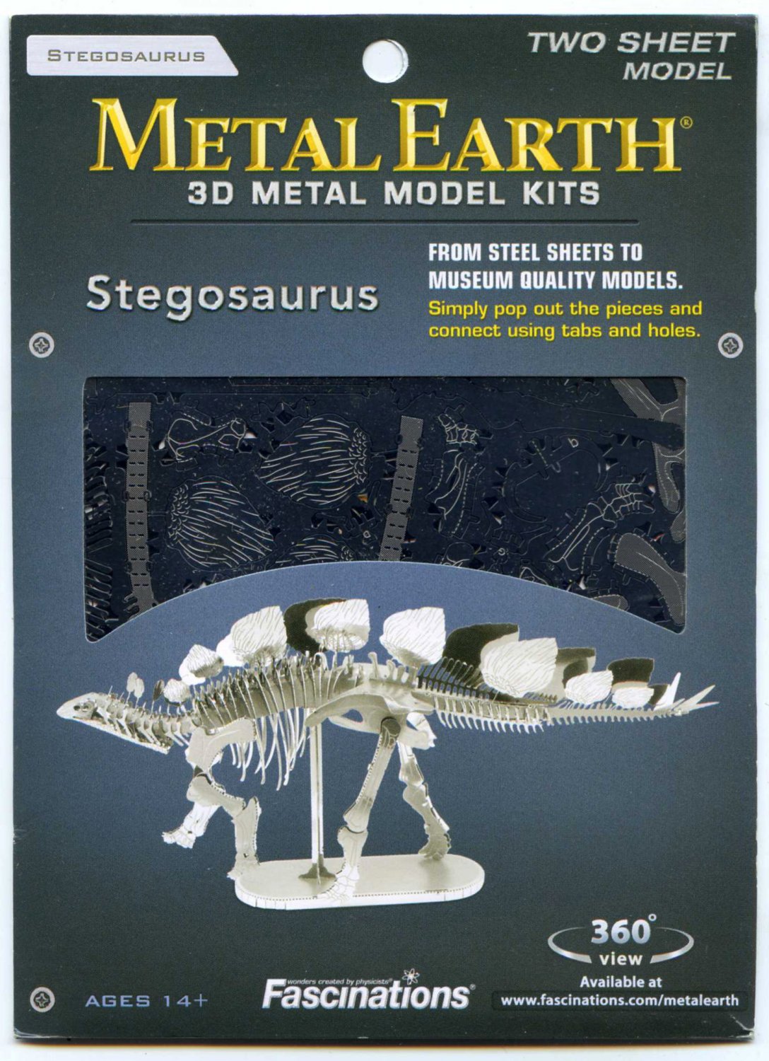 metal earth stegosaurus