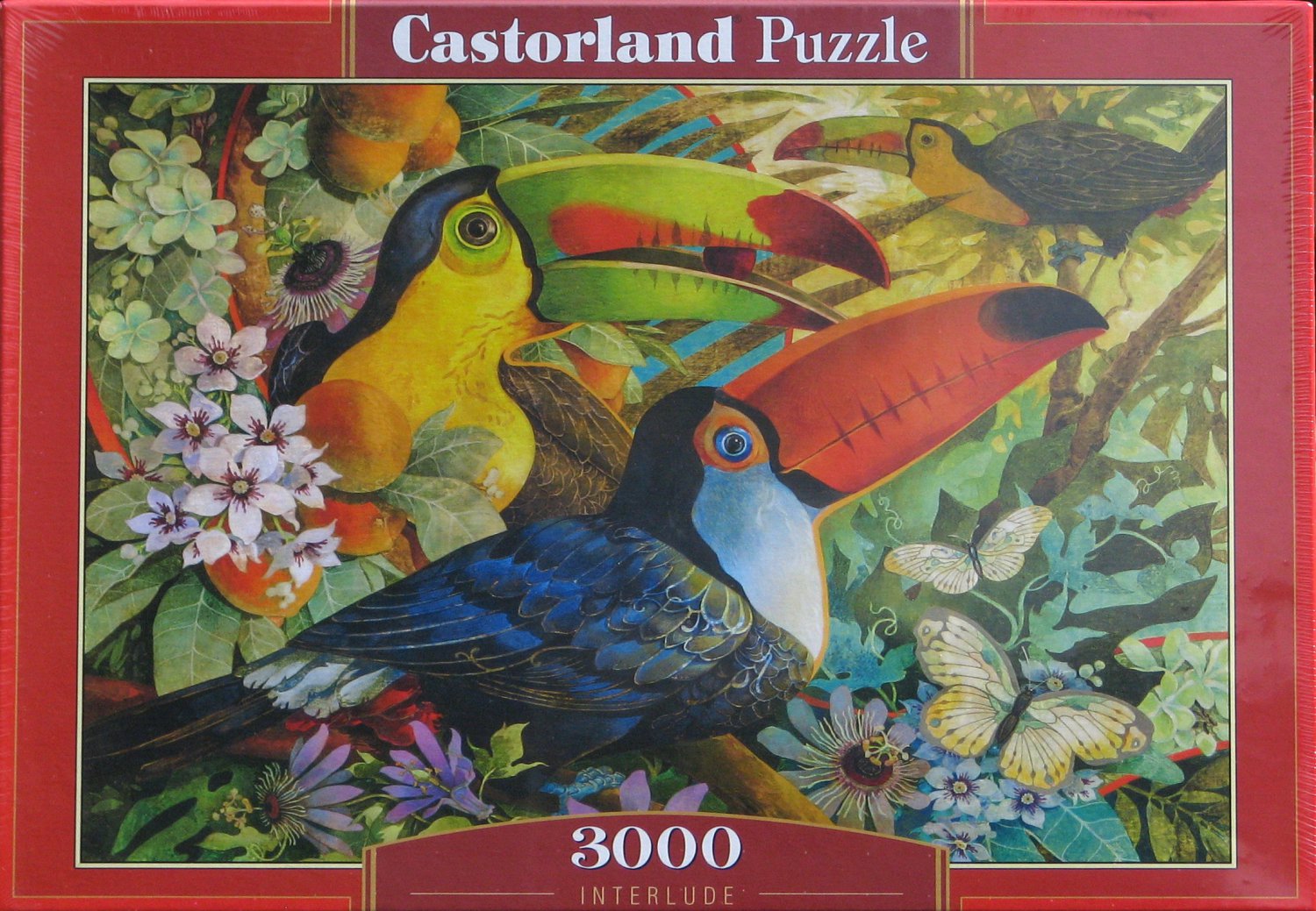 Castorland INTERLUDE 3000 pc Jigsaw Puzzle Toucans Birds