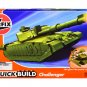Skill 1 Model Kit Challenger Tank Green Snap Together Model by Airfix Quickbuild