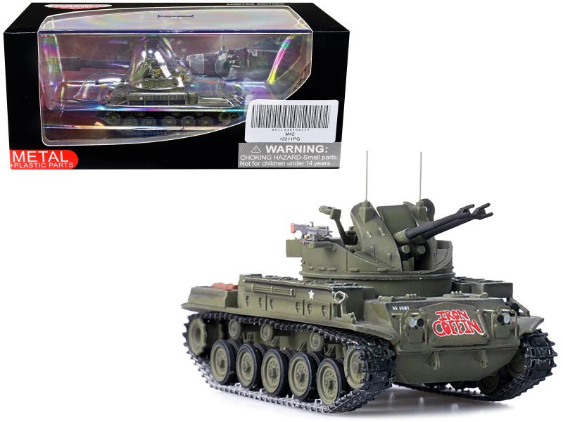 M42 Duster Self-Propelled Anti-Aircraft Gun "Iron Coffin"  1/72 Diecast Model by Panzerkampf