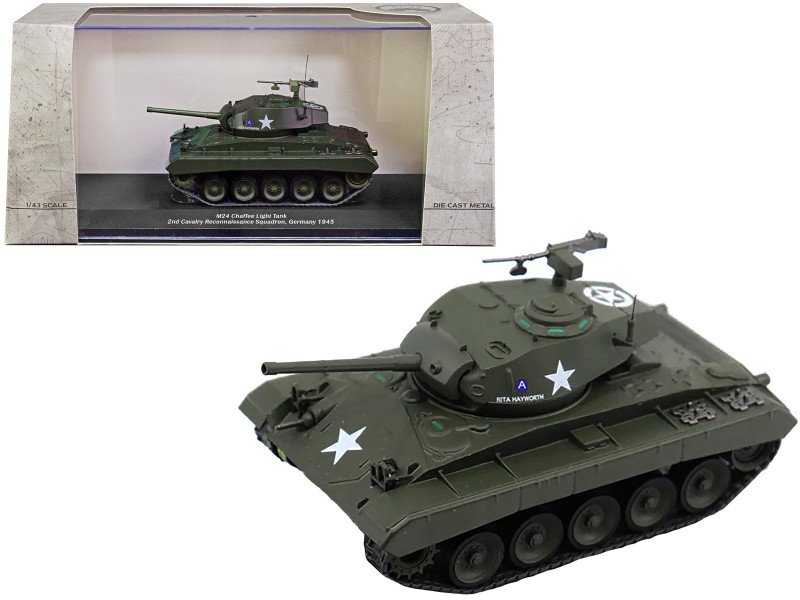 M24 Chaffee Light Tank "Rita Hayworth" "U.S.A 1/43 Diecast Model by AFVs of WWII