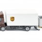 MAN Tractor Truck Brown with Box Body and Tail Lift "UPS" 1/50 Diecast Model by Siku