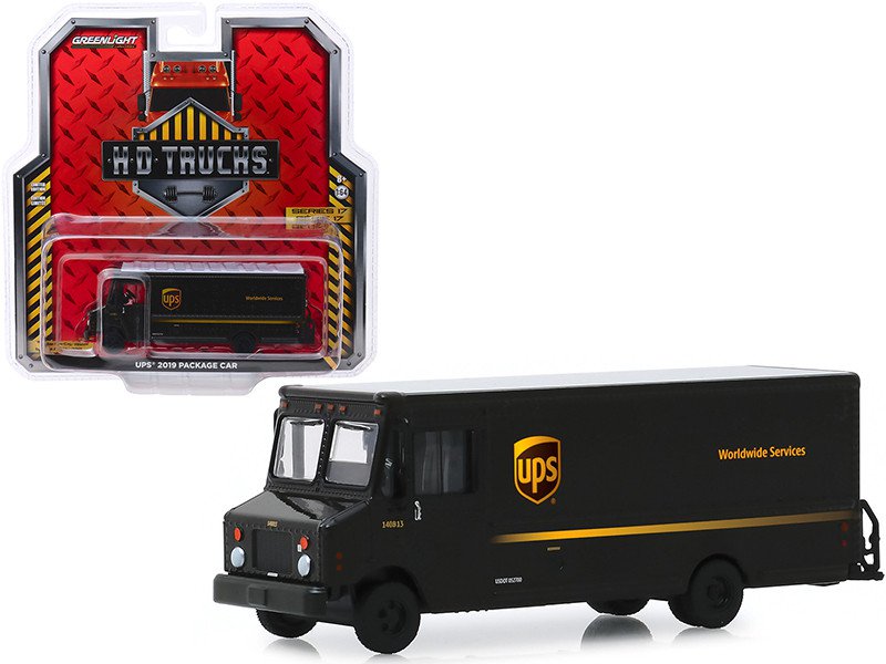 2019 Package Car Dark Brown "UPS" Series 17 1/64 Diecast Model by Greenlight