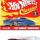 Hot Wheels 1967 Chevy Camaro Convertible Classics 2 #7 of 30 Red