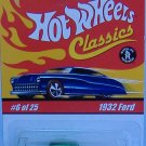 Hot Wheels 1932 Ford Classics Collection 1 Green Paint White Tampos
