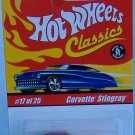 Hot Wheels Classics Collection 1 Corvette Stingray Special Paint and Tampos