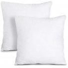 Bedding Throw Pillows Insert (Pack of 2, White)